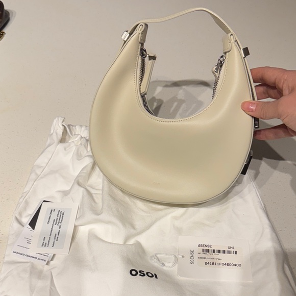 Osoi Handbags - OSOI mini Toni hobo bag - Cream